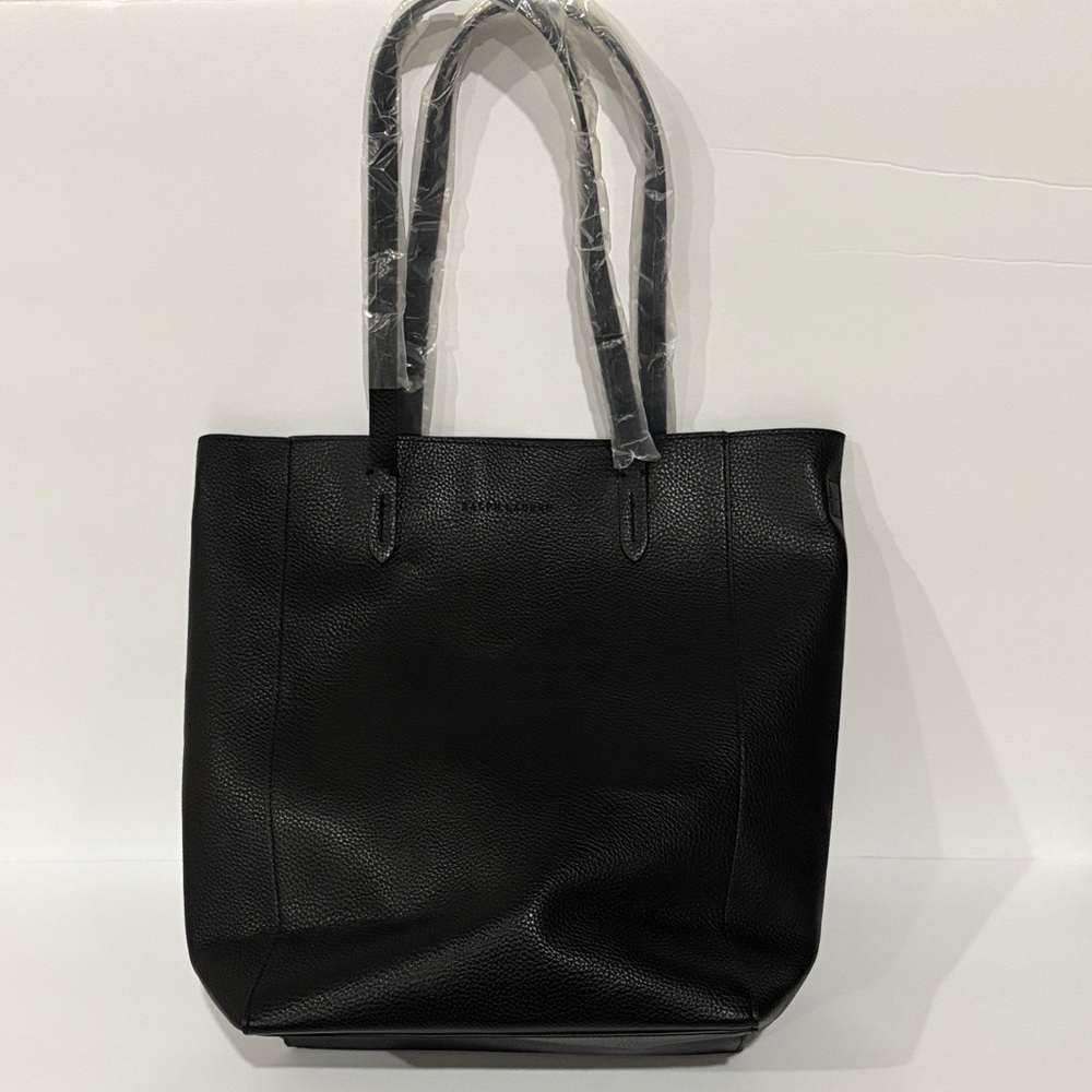 Ralph Lauren Black Leather Tote Bag
